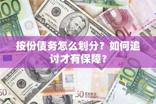 武汉按份债务怎么划分？如何追讨才有保障？