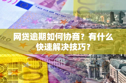 武汉网贷逾期如何协商？有什么快速解决技巧？