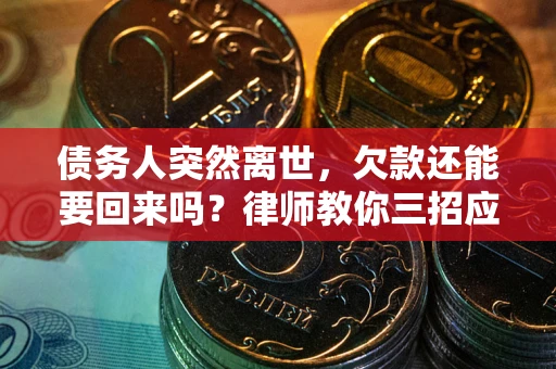 武汉债务人突然离世，欠款还能要回来吗？律师教你三招应对