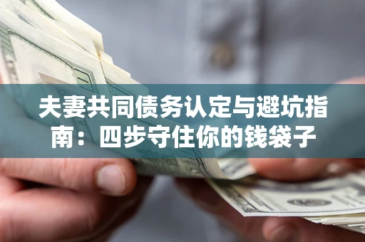 武汉夫妻共同债务认定与避坑指南：四步守住你的钱袋子