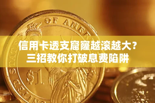 武汉信用卡透支窟窿越滚越大？三招教你打破息费陷阱