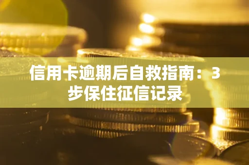 武汉信用卡逾期后自救指南：3步保住征信记录